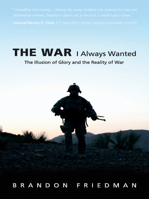 Title details for The War I Always Wanted by Brandon Friedman - Available